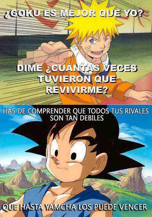 Goku vs Naruto, Memes, Humor12.com